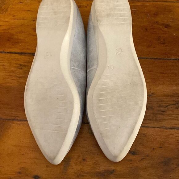 Easy Spirit 360 Silver Shimmering Flats Shoes Madella - Picture 5 of 6